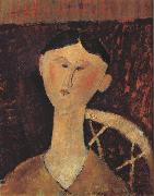 Portrait of Mrs.Hastings (mk39) Amedeo Modigliani